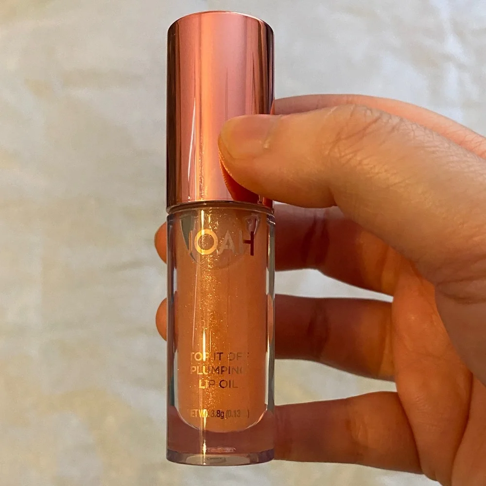 Joah Bellini Plumping Lip Oil - Peachy Pink